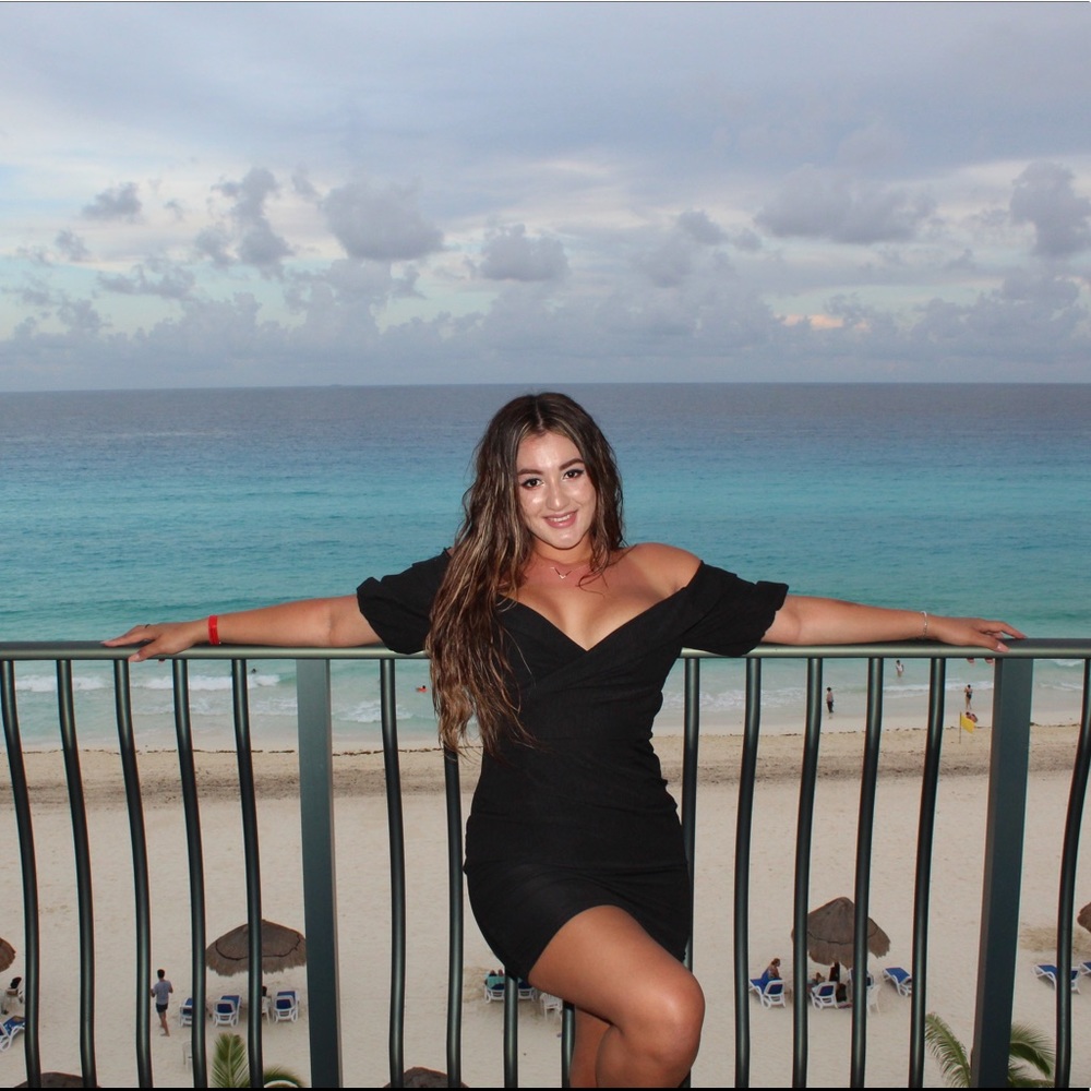 Night Out Off-The-Shoulder Dress - Black